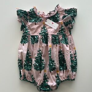 Pink Chicken Baby Jennifer Bubble pink trees 6/12 months